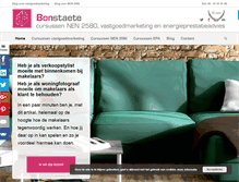 Tablet Screenshot of bonstaete.nl